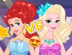 Play Free Ariel Vs Elsa Party Girls