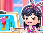 Play Free  Baby Hazel Artist Dress Up