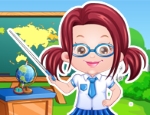 Play Free Baby Hazel Teacher Dressup