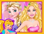 Play Free Barbie And Elsa Wedding Crashers