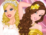 Play Free Barbie's Wedding Selfie With Princesses