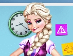 Play Free Elsa First Day Of School