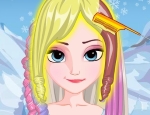 Play Free Frozen Elsa Feather Chain Braids