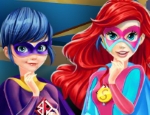 Play Free Lady Bug And Super Ariel Dress Contest