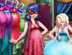 Play Free Ladybug And Frozen Elsa Pregnant Wardrobe