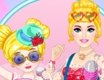 Play Free Popstar Barbie And Daughter