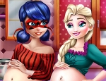 Play Free Super Mommies Pregnant BFFS