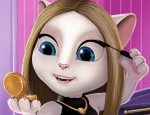 Play Free Talking Angela Make-up Time